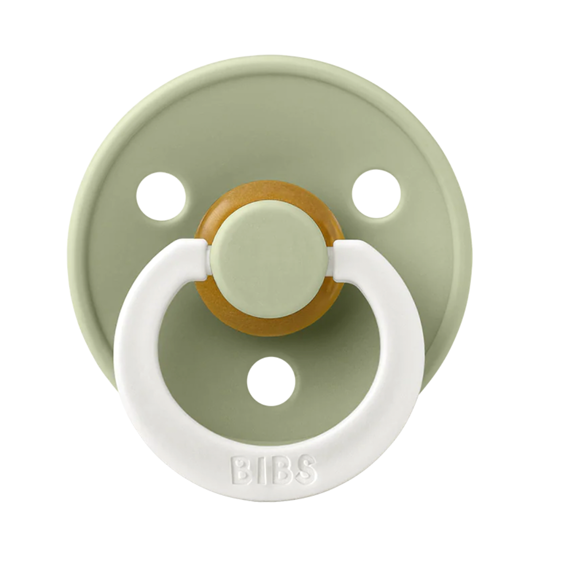 BIBS Denmark Night Glow Sage Natural Rubber Dummies Husk and Will