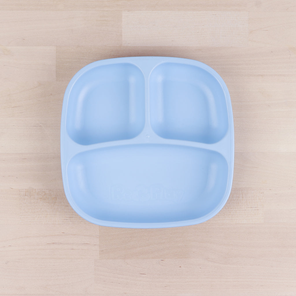 Re-Play divided plate ice blue