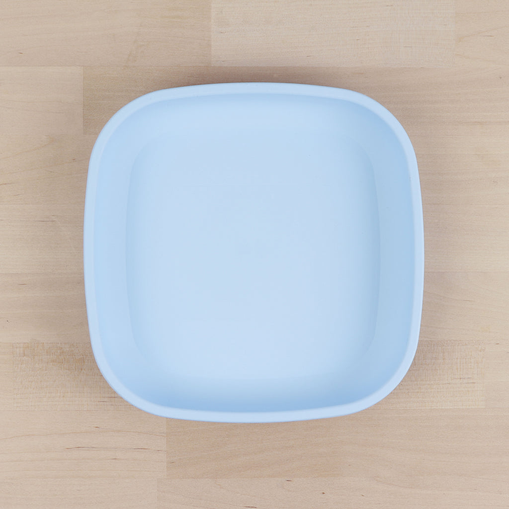 Ice blue flat plate