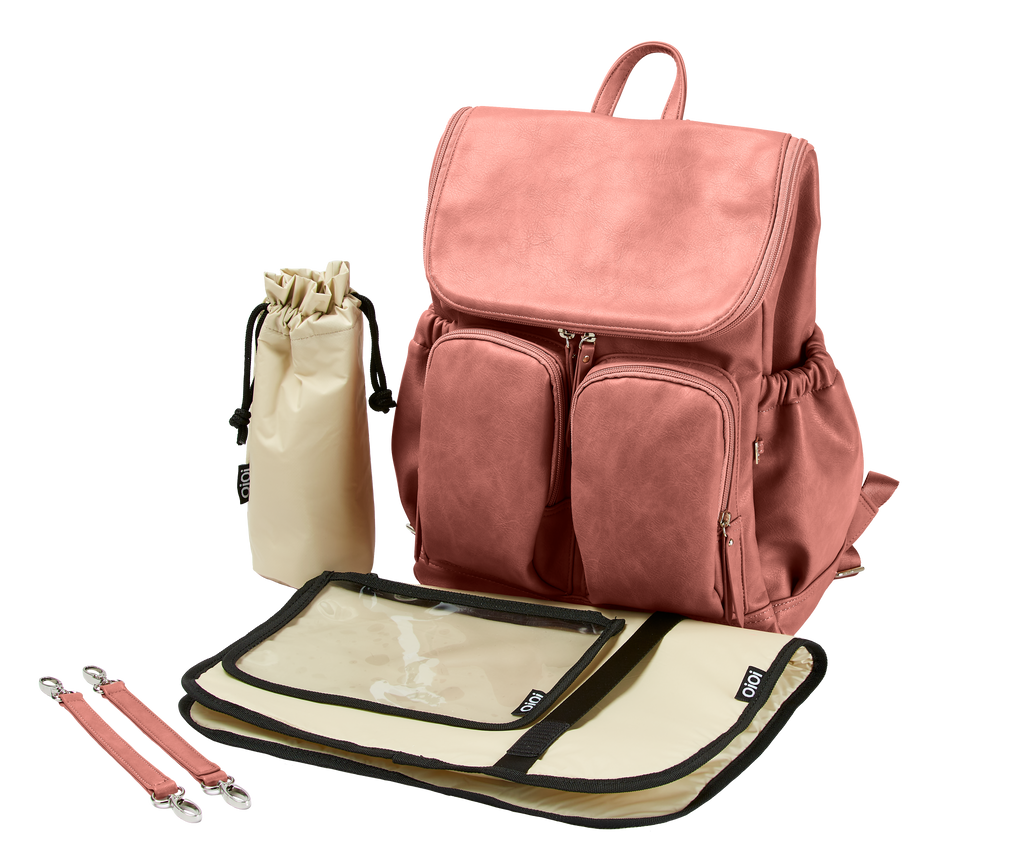 OIOI Nappy Back Backpack Dusty Rose 