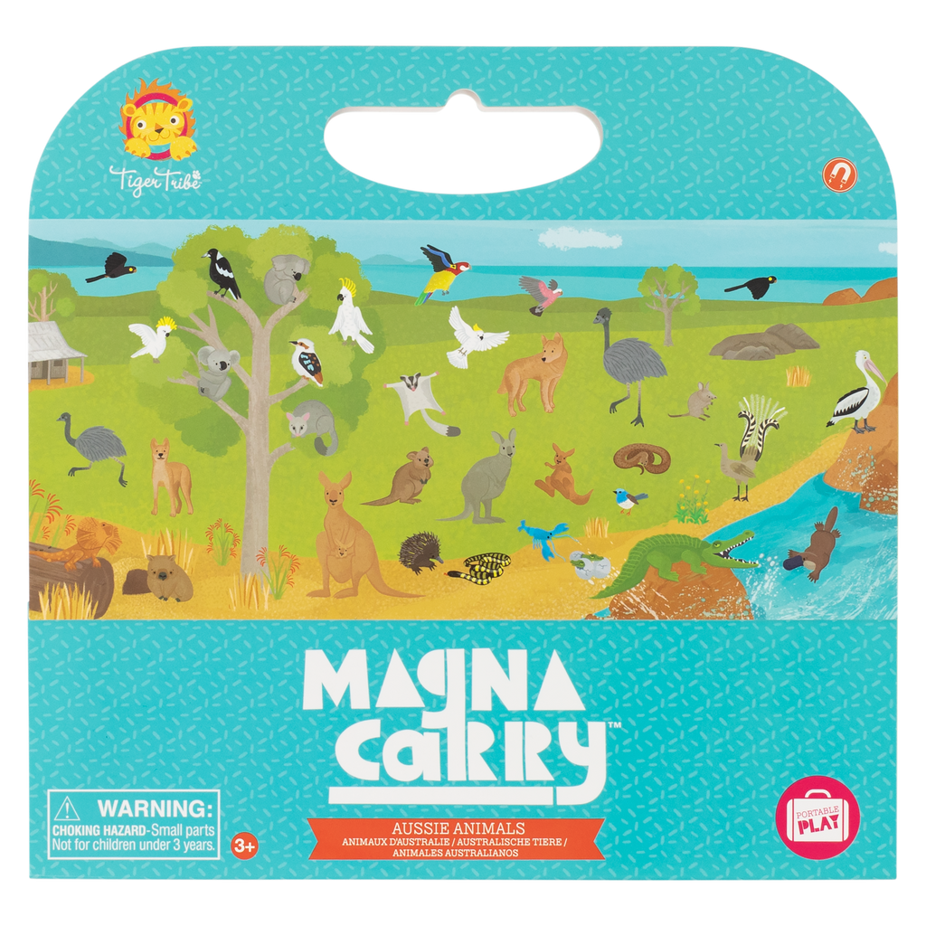 Tiger Tribe | Magna Carry - Aussie Animals | Kids educational activity