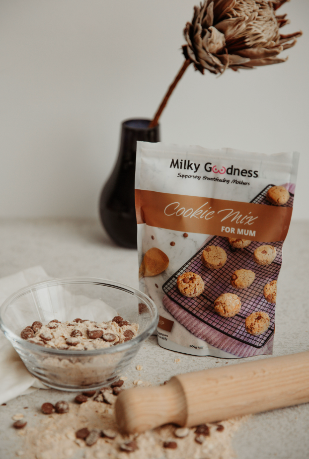 Milky goodness choc chip cookies packet mix