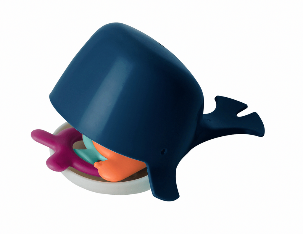 Bath chomp hungry whale toy