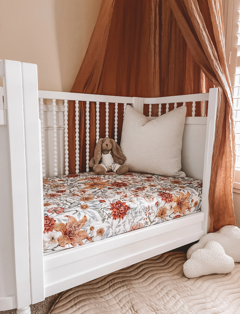 Pop ya tot Le Piccadilly Muslin Cot Sheet Cot Sheets Cotton cot sheets Husk and Will