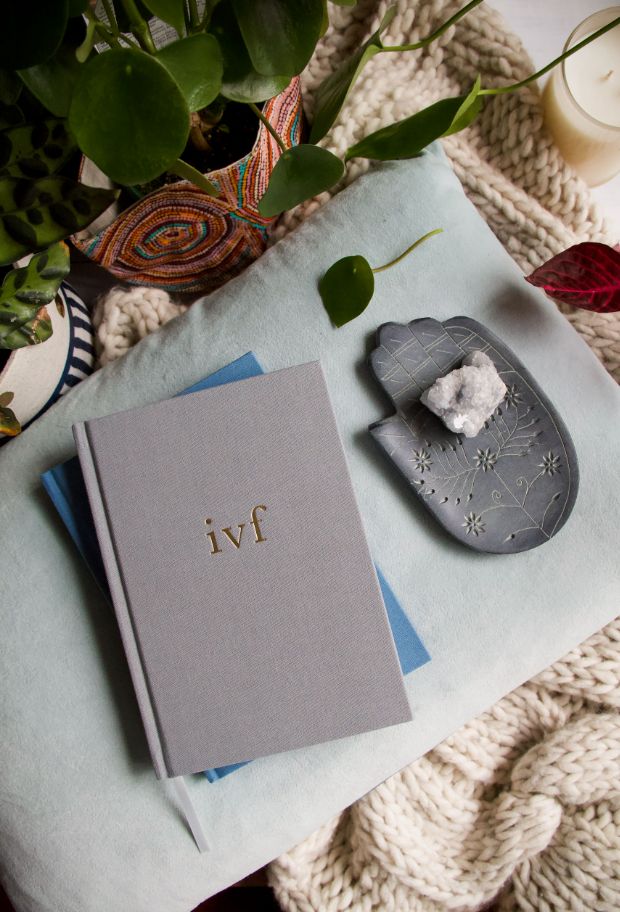Write to me IVF Journal Grey Book