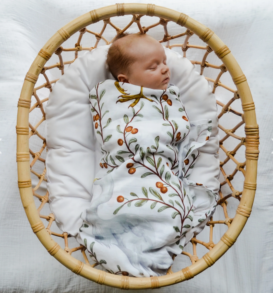 Pop ya tot Pop ya tot Chantilly Lace Swaddle Husk and Will