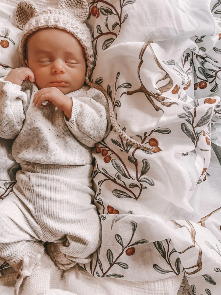 Pop ya tot Pop ya tot Chantilly Lace Swaddle Husk and Will