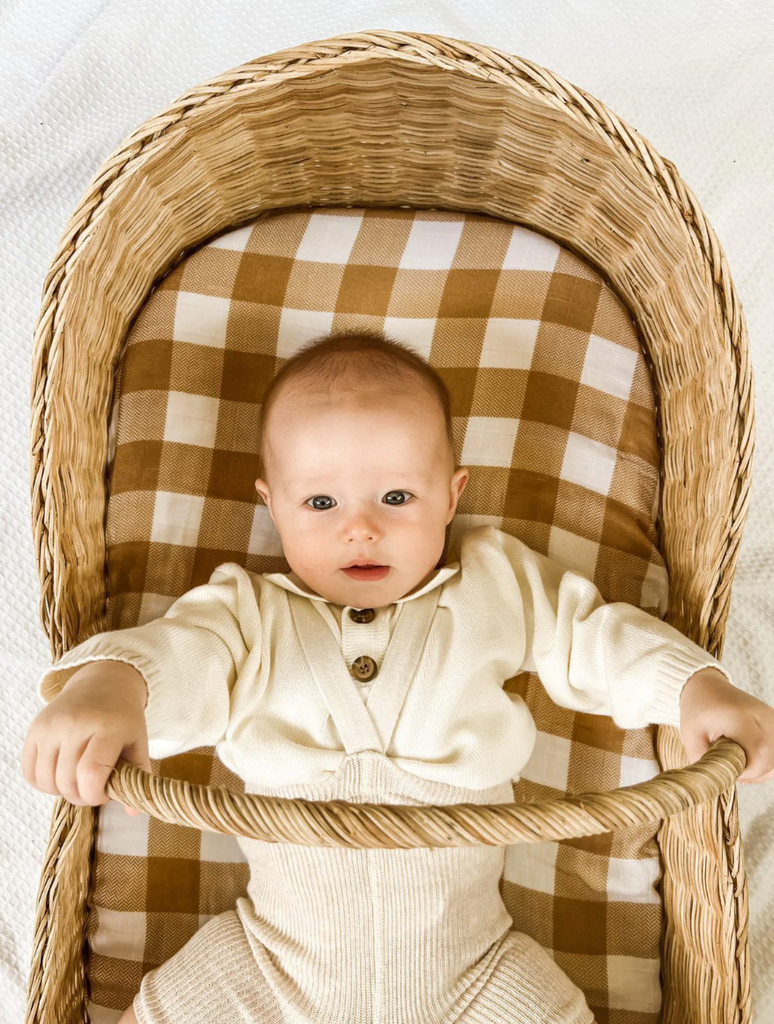 Lancaster Knit Blanket Pop ya tot Husk and Will