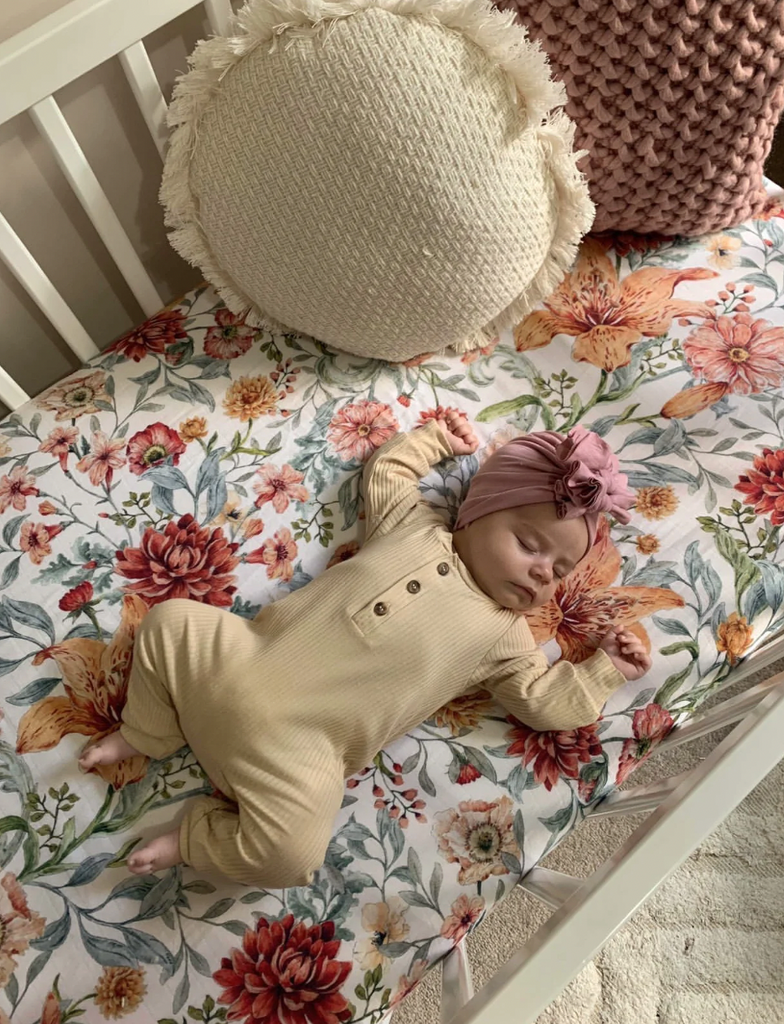 Pop ya tot Le Piccadilly Muslin Cot Sheet Cot Sheets Cotton cot