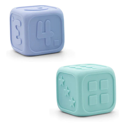 Jellystone - My First Dice - Soft Blue and Soft Mint