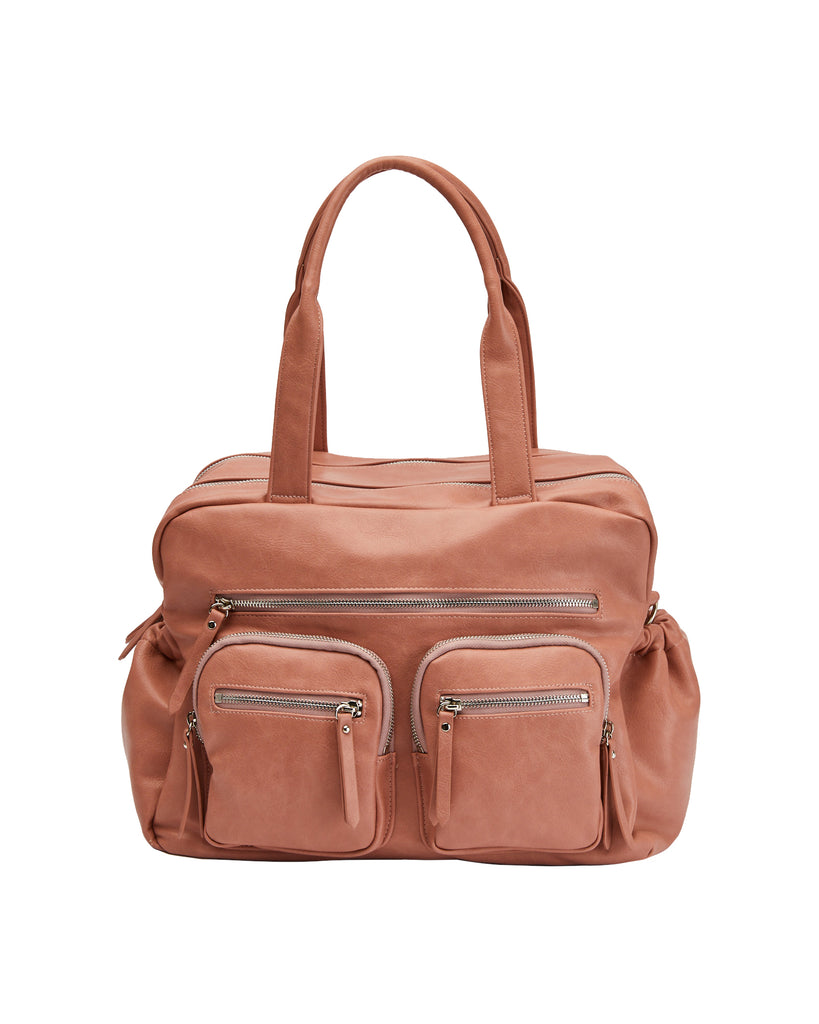 oioi nappy bag in dusty rose