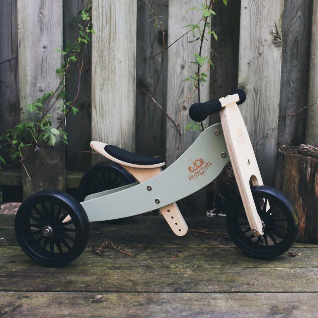 Kinderfeets tiny tot trike sage green 